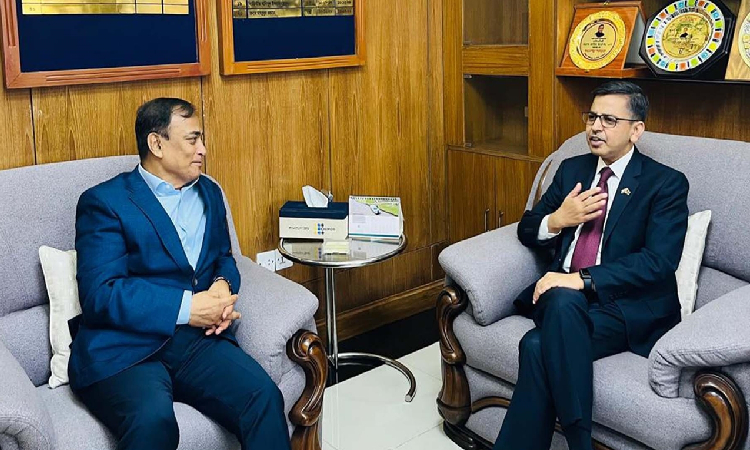 পানি সম্পদ প্রতিমন্ত্রীর সঙ্গে ভারতীয় হাইকমিশনারের সাক্ষাৎ