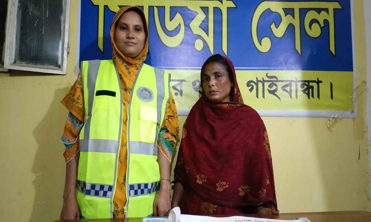 সাদুল্লাপুরে মাদকসহ নারী মাদক কারবারি গ্রেফতার