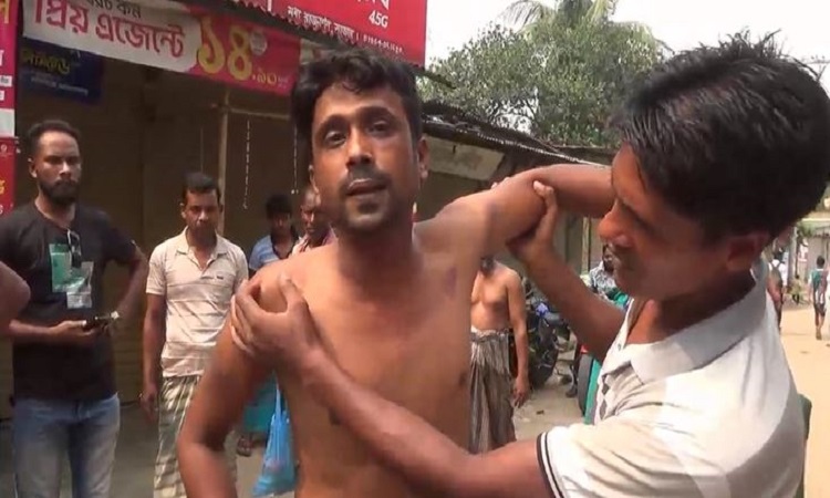 সাভারে চুরির অপবাদে যুবককে নির্যাতন