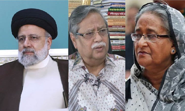 ইরানের প্রেসিডেন্টের মৃত্যুতে রাষ্ট্রপতি ও প্রধানমন্ত্রীর শোক