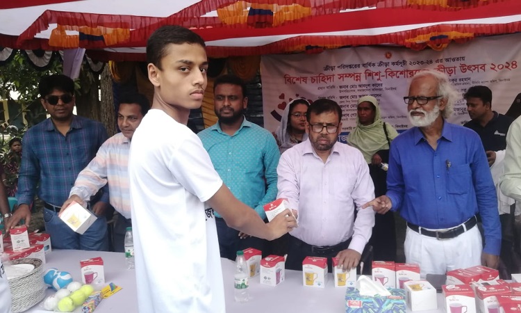 ঝিনাইদহে বিশেষ চাহিদা সম্পন্ন শিশু-কিশোরদের ক্রীড়া উৎসব