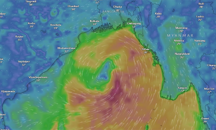 দুপুরের মধ্যে আঘাত হানতে পারে ঘূর্ণিঝড় ‌‘রেমাল’, ৮ বিভাগে বৃষ্টির আভাস