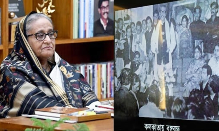 ‘কলকাতায় মুজিব’ এর খসড়া কপি দেখলেন প্রধানমন্ত্রী
