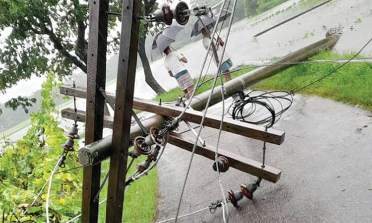 বিদ্যুতের ছেঁড়া তার দেখলে দ্রুত অফিসকে জানানোর পরামর্শ