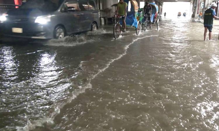 রাজধানীতে ১১৬ মিলিমিটার বৃষ্টি, বিভিন্ন এলাকা প্লাবিত