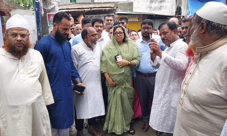 সো কলড বিরোধী দলগুলো মাঠে নেই, আছি আমরা যারা বঙ্গবন্ধুর সৈনিক : সানজিদা খানম