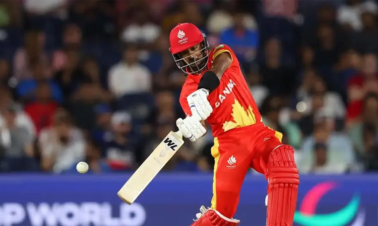 উদ্বোধনী ম্যাচে ৫ উইকেট হারিয়ে কানাডার সংগ্রহ ১৯৪ রান