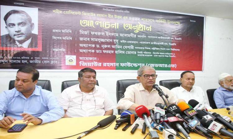 ক্ষমতাসীনরা আজ দুর্নীতিতে আকণ্ঠ নিমজ্জিত: মির্জা ফখরুল