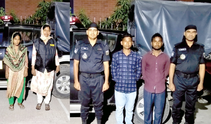 পলাশবাড়ীর পাপিয়া হত্যা মামলার তিন আসামি গ্রেফতার