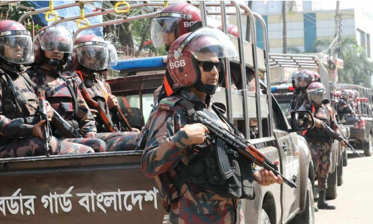 নির্বাচনি মাঠে ১৭৫ প্লাটুন বিজিবি মোতায়েন