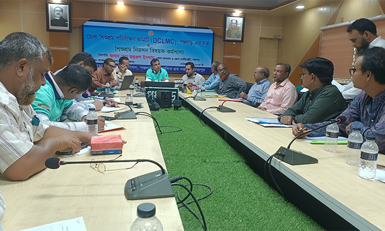 পঞ্চগড়ে শিশুশ্রম নিরসন বিষয়ক কর্মশালা অনুষ্ঠিত