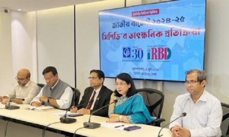 বাজেটের লক্ষ্যমাত্রার সাথে বাস্তবতার ছোঁয়া নেই: সিপিডি