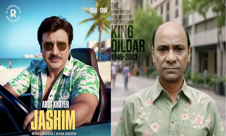 স্টাইলিশ ভঙ্গিতে জসিম, নতুন রূপে দিলদার