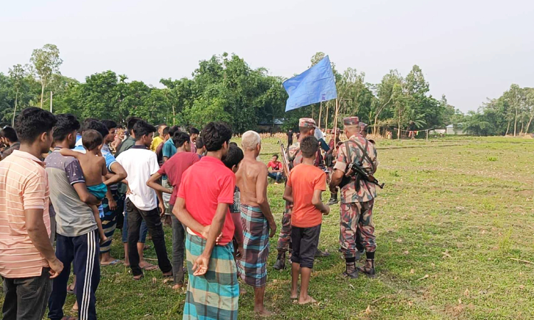 ভারতীয় বিএসএফের গুলিতে বাংলাদেশি কৃষক আহত