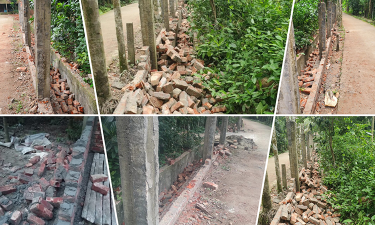 ফেনীতে বীর মুক্তিযোদ্ধার বাড়িতে হামলা ও ভাঙচুর