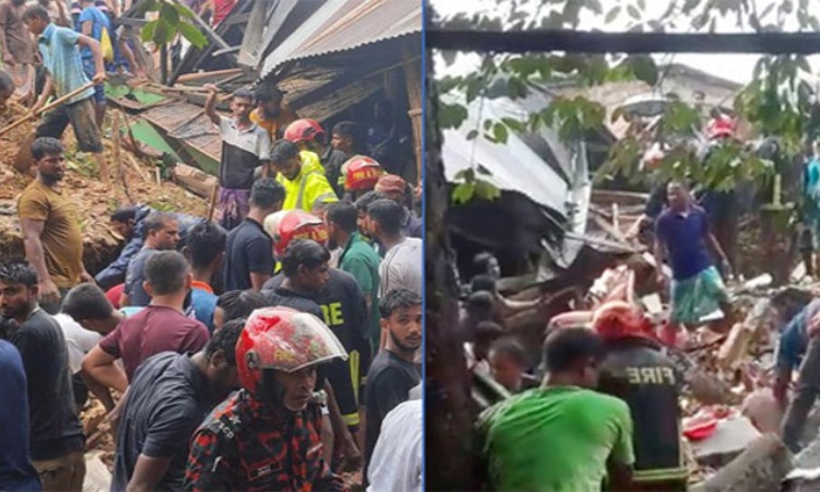 সিলেটে ভারী বৃষ্টিতে পাহাড়ধস, নিখোঁজ ৩