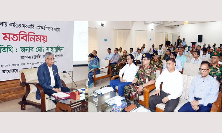 জনগণের সেবক হিসেবে জনস্বার্থকে অগ্রাধিকার দিন: রাষ্ট্রপতি