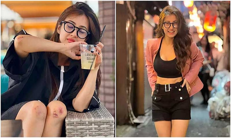জাপানে বাইক দুর্ঘটনার শিকার মনামি ঘোষ