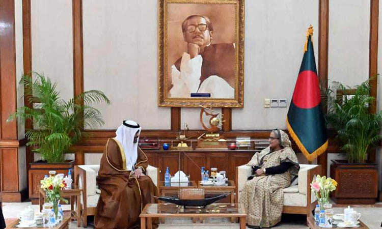 প্রধানমন্ত্রীর সঙ্গে সংযুক্ত আরব আমিরাতের রাষ্ট্রদূতের সাক্ষাৎ