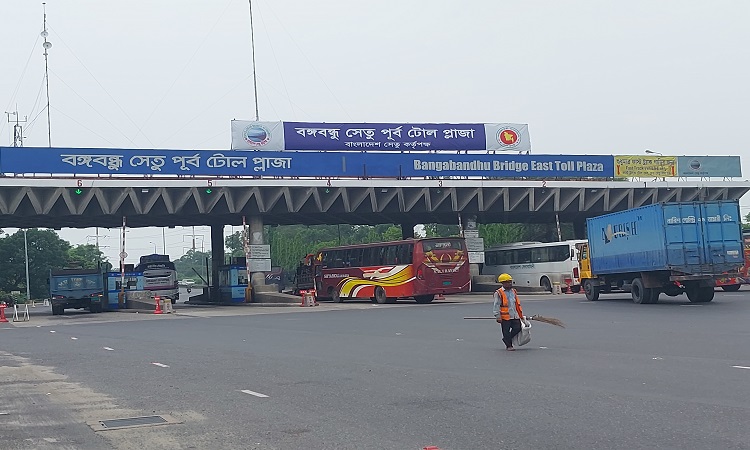 ২৪ ঘণ্টায় বঙ্গবন্ধু সেতুতে টোল আদায় ৩ কোটি ৬৫ লাখ