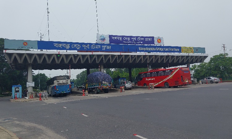 ৮ দিনে বঙ্গবন্ধু সেতুতে টোল আদায় প্রায় ২৪ কোটি টাকা