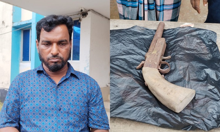 ফেনীতে অস্ত্রসহ ডাকাত সর্দার গ্রেফতার