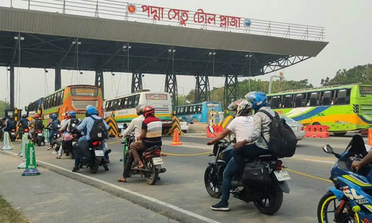 ঈদের ১৩ দিনে পদ্মা সেতুতে ৪২ কোটি টাকা টোল আদায়