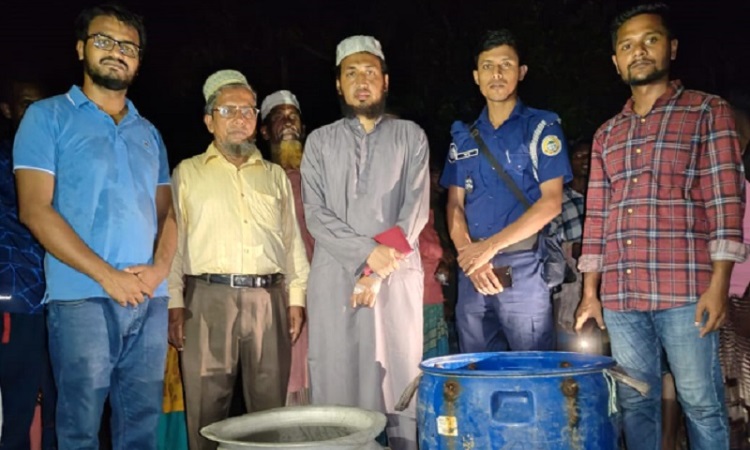 ভোলায় বাগদা ও গলদা চিংড়ির রেণুসহ জাল জব্দ