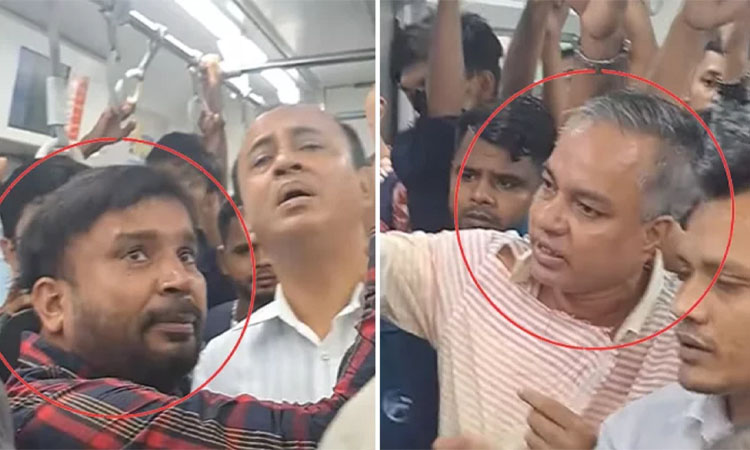 ঢাকা মেট্রোরেলে যাত্রীর অদ্ভুত ঘটনা ‘ভাইরাল’