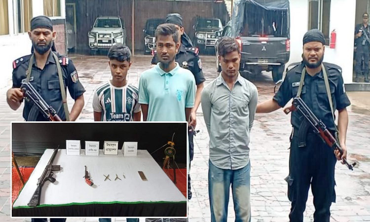 রোহিঙ্গা ক্যাম্প থেকে ২ সহযোগীসহ আরসা কমান্ডার আটক