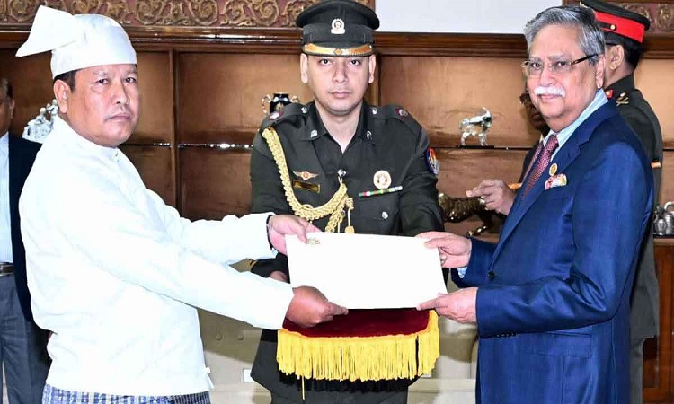 রাষ্ট্রপতির কাছে মিয়ানমারের রাষ্ট্রদূতের পরিচয়পত্র পেশ