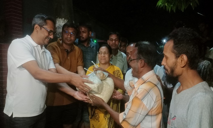 জলাবদ্ধতা নিরসনে মাস্টার প্ল্যান করে পানি নিষ্কাশন আশ্বাস সাংসদ মুক্তার