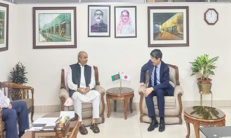 রেলমন্ত্রীর সঙ্গে জাপানের রাষ্ট্রদূতের বৈঠক