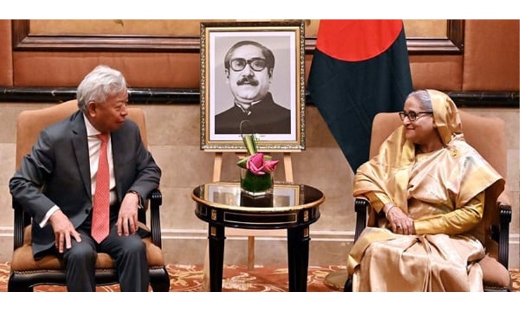 উন্নত বাংলাদেশ গড়তে এআইআইবির সহায়তা চান প্রধানমন্ত্রী