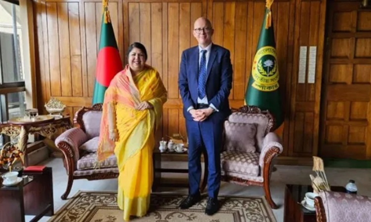 স্পিকারের সঙ্গে ইইউ রাষ্ট্রদূতের বিদায়ী সাক্ষাৎ