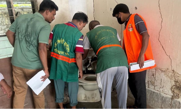 এডিসের লার্ভা পাওয়ায় ৯ স্থাপনাকে জরিমানা