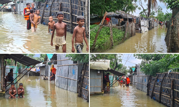 কক্সবাজারে পানিবন্দি মানুষ, সেলফি তুলে দায় সারছেন জনপ্রতিনিধিরা!
