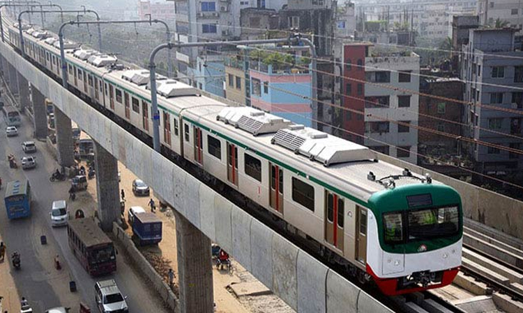বিকেল সাড়ে ৫টার পর মেট্রোরেল বন্ধ