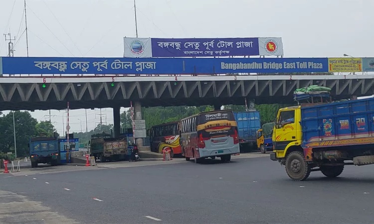 এক সপ্তাহে বঙ্গবন্ধু সেতুতে লোকসান ৬ কোটি টাকা