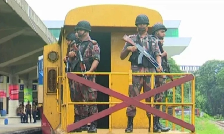 বিজিবির নিরাপত্তায় তেলবাহী ট্রেন চলাচল শুরু