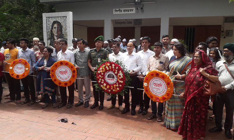 নড়াইলে চিত্রশিল্পী এসএম সুলতানের জন্মশতবার্ষিকী পালিত