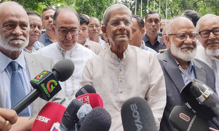 নির্বাচন নিয়ে কোন আলোচনা হয়নি : মির্জা ফখরুল