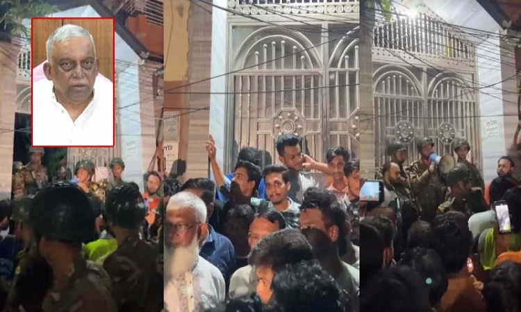 সাবেক স্বরাষ্ট্রমন্ত্রী আছেন সন্দেহে বাড়ি ঘেরাও, যা পাওয়া গেল