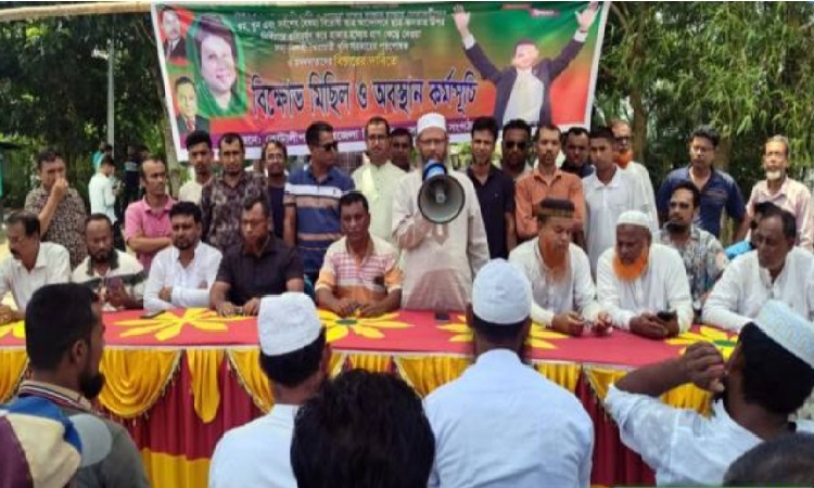 কোটালীপাড়ায় বিএনপির বিক্ষোভ মিছিল ও সমাবেশ