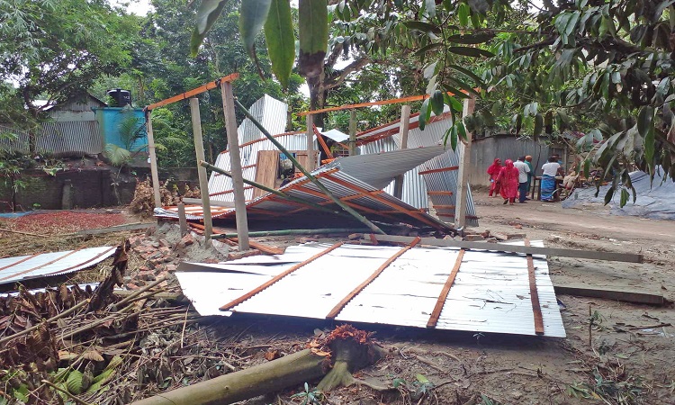 সিংগাইরে ঘরবাড়ি ভাঙচুর ও লুটপাটের অভিযোগ