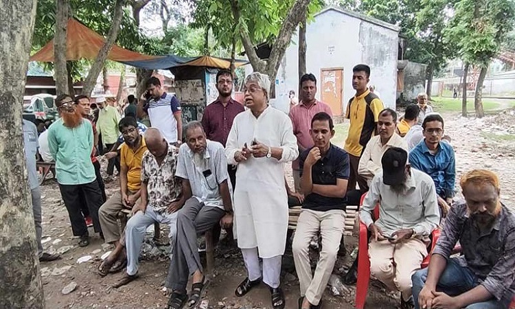 জাতীয় শ্রমিক দলের উদ্যোগে বিক্ষোভ ও সমাবেশ অনুষ্ঠিত