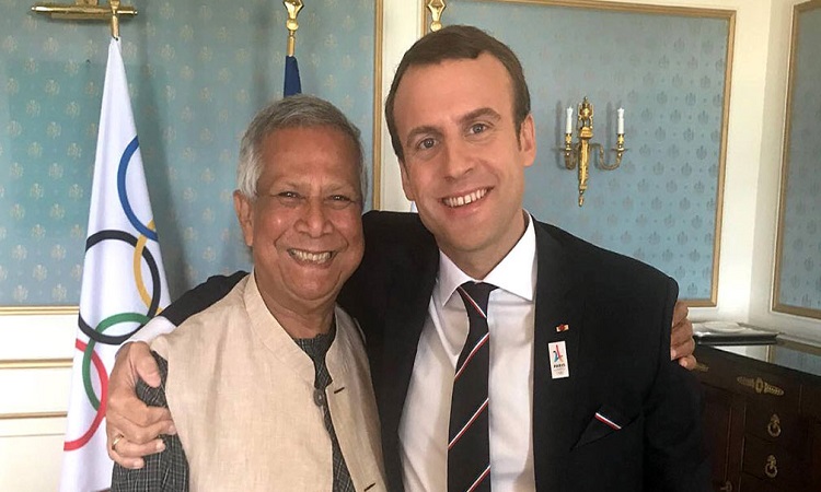 প্রধান উপদেষ্টা ড. ইউনূসকে ফ্রান্সের প্রেসিডেন্টের অভিনন্দন