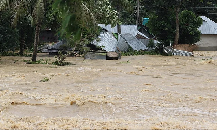 বন্যায় ক্ষতিগ্রস্ত প্রায় ৪৫ লাখ মানুষ, এখন পর্যন্ত ১৩ জনের মৃত্যু