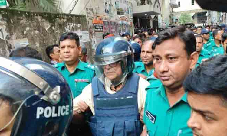 ৫ দিনের রিমান্ডে রাশেদ খান মেনন