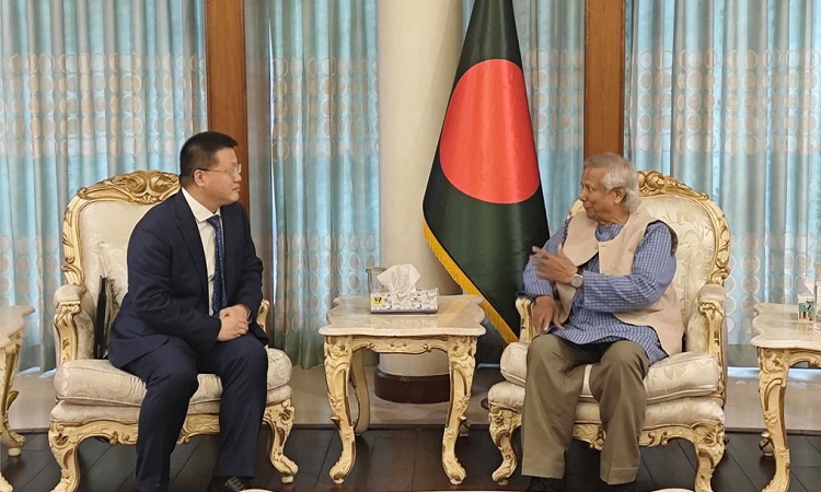 অন্তর্বর্তী সরকারকে সহযোগিতার ওপর গুরুত্বারোপ চীনা রাষ্ট্রদূতের